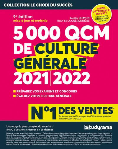 5000 QCM de culture générale. Préparez vos examens et concours, Evaluez votre culture générale, Edit