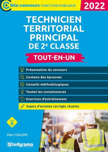 Technicien territorial et technicien territorial principal de 2e classe. Tout-en-un. Concours extern