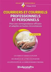 Courriers et courriels professionnels et personnels. Plus de 100 modèles de lettres de correspondanc
