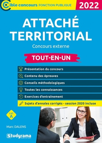 Attaché territorial Tout-en-un. Concours externe, catégorie A, Edition 2022