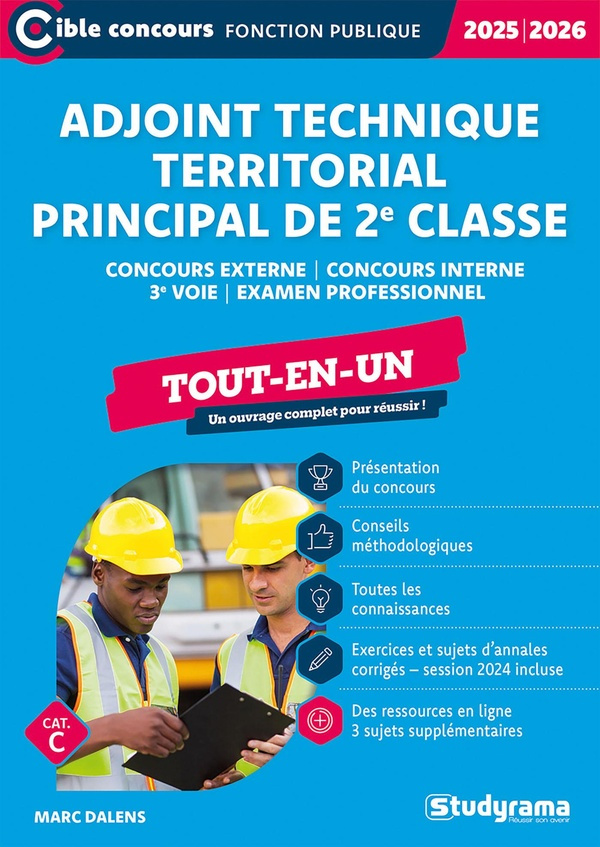 Adjoint technique territorial principal de 2e classe. Tout-en-un. Concours externe, concours interne