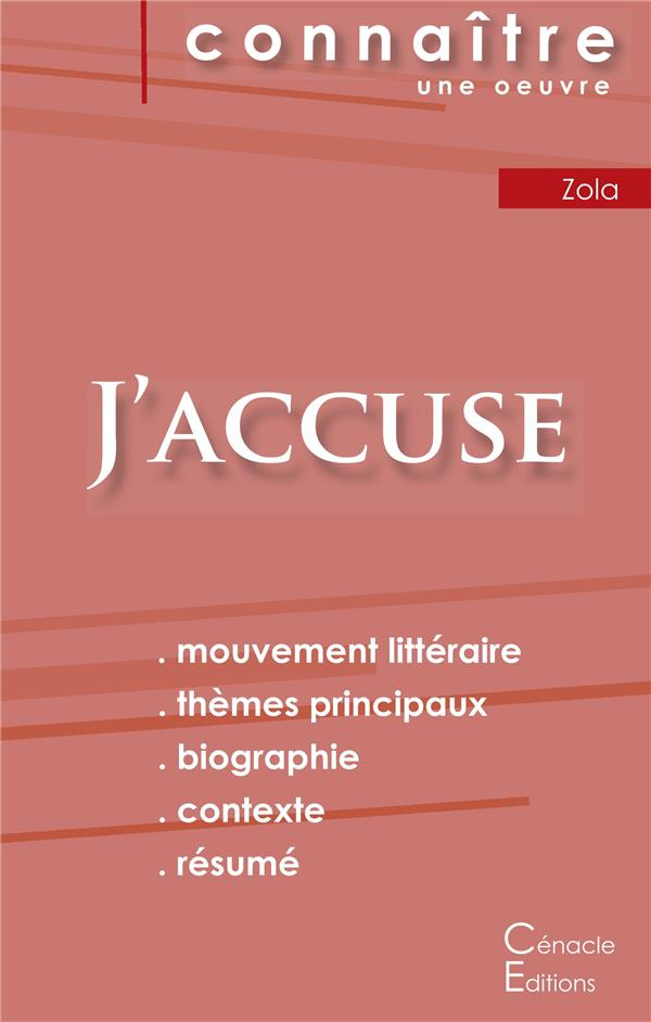 J'accuse. Fiche de lecture