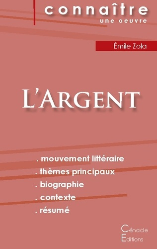 L'argent. Fiche de lecture
