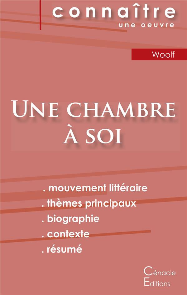 Une chambre à soi. Fiche de lecture