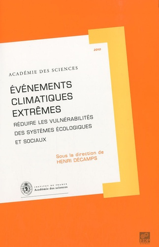 EVENEMENTS CLIMATIQUES EXTREMES
