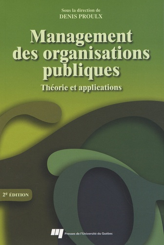 MANAGEMENT DES ORGANISATIONS PUBLIQUES -  2IEME EDITION