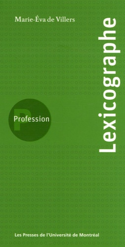 Profession Lexicographe