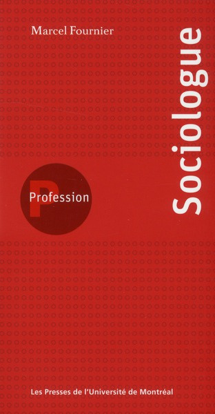 Profession sociologue