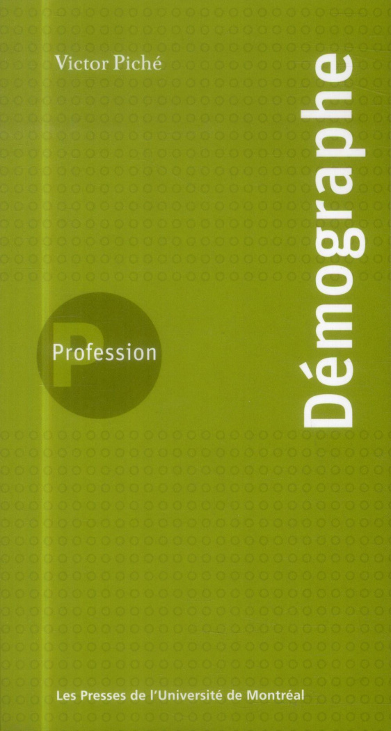 Profession démographe