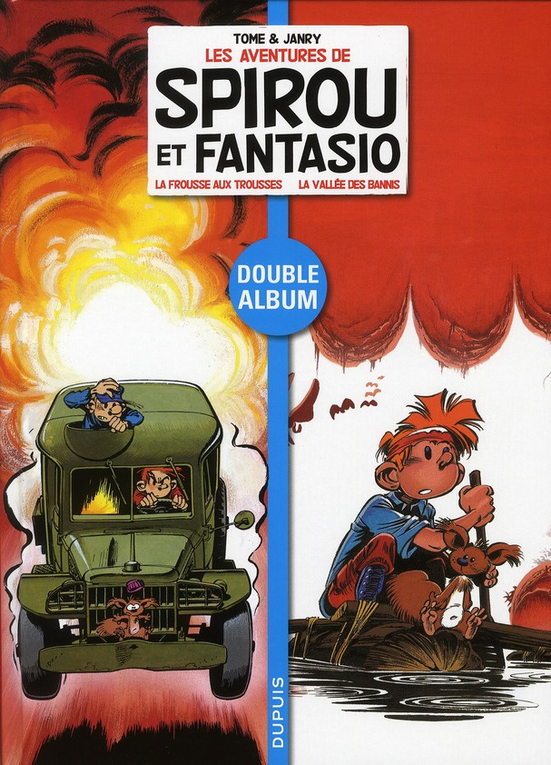 Les Aventures de Spirou et Fantasio : Tome 40, La frousse aux trousses ; Tome 41, La vallée des bann