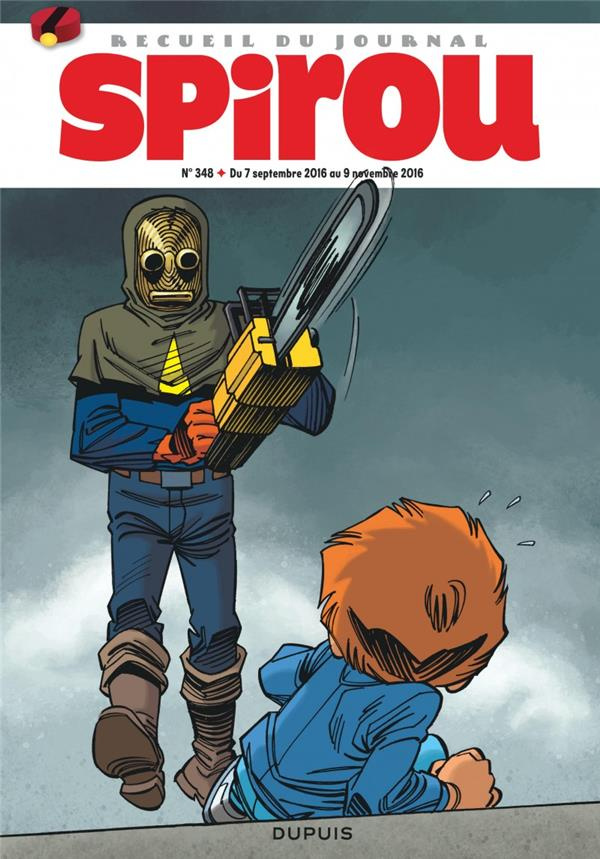 Recueil Spirou N° 348, du 7 septembre 2016 au 9 novembre 2016