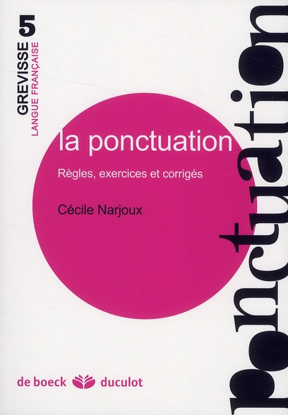 La ponctuation. Règles, exercices et corrigés