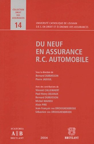 DU NEUF EN ASSURANCE RC AUTOMOBILE