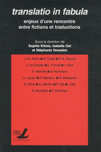 TRANSLATIO IN FABULA - ENJEUX D UNE RENCONTRE ENTRE FICTIONS ET