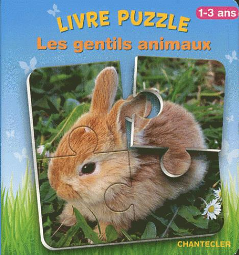 Livre puzzle - Les gentils animaux. 1-3 ans