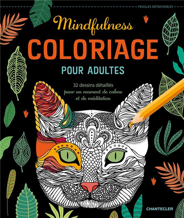 Mindfulness - Coloriage pour adultes. 32 dessins détaillés pour un moment de calme et de méditation