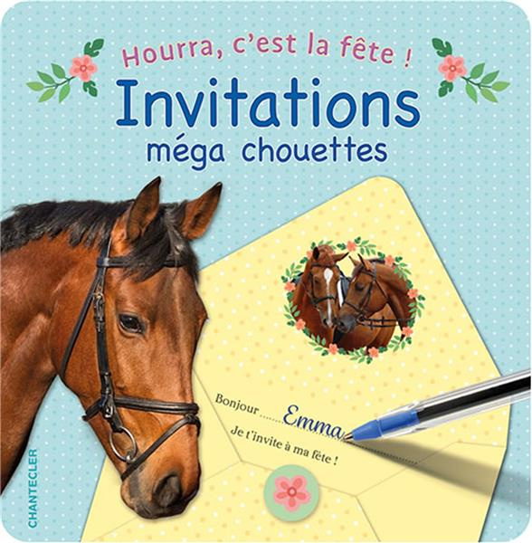 Hourra, c'est la fête ! Invitations méga chouettes