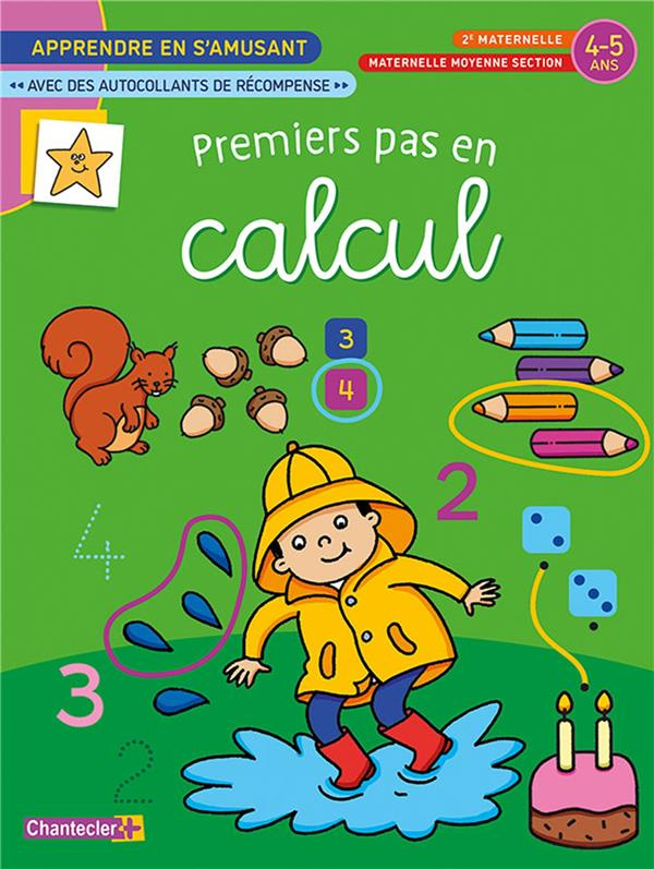 Premiers pas en calcul. Avec des autocollants de récompense