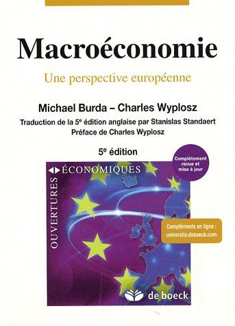 Macroéconomie. Une perspective européenne, 5e édition