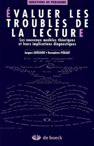 Evaluer les troubles de la lecture. Les nouveaux modèles théoriques et leurs implications diagnostiq