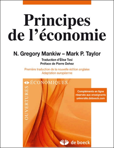 Principes de l'économie. Adaptation européenne