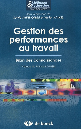 Gestion des performances au travail. Bilan des connaissances