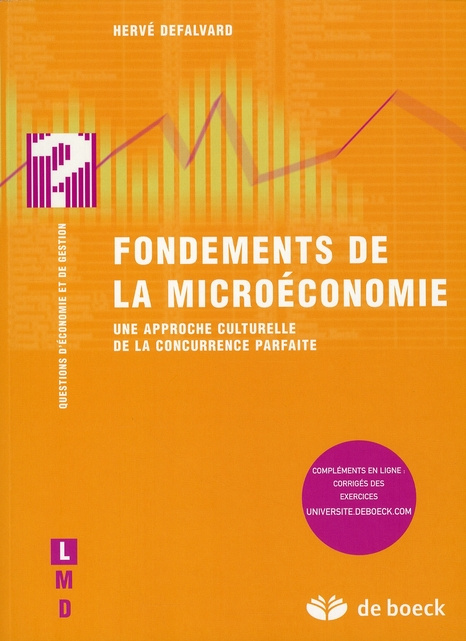 Fondements de la microéconomie. Une approche culturelle de la concurrence parfaite
