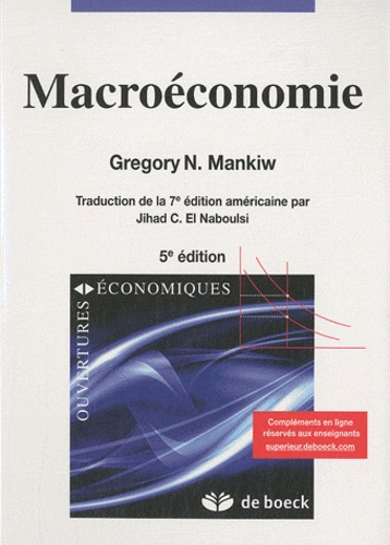 Macroéconomie. 5e édition