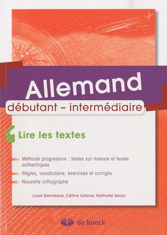 Allemand débutant-intermédiaire. Lire les textes