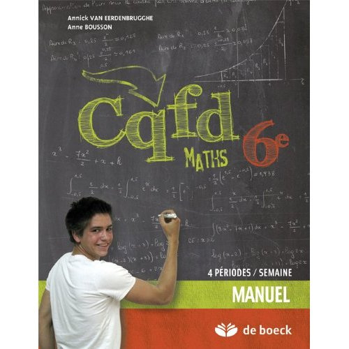 Ancienne Edition CQFD Maths 6 (4 pér./sem.) – Manuel (1re Edition)