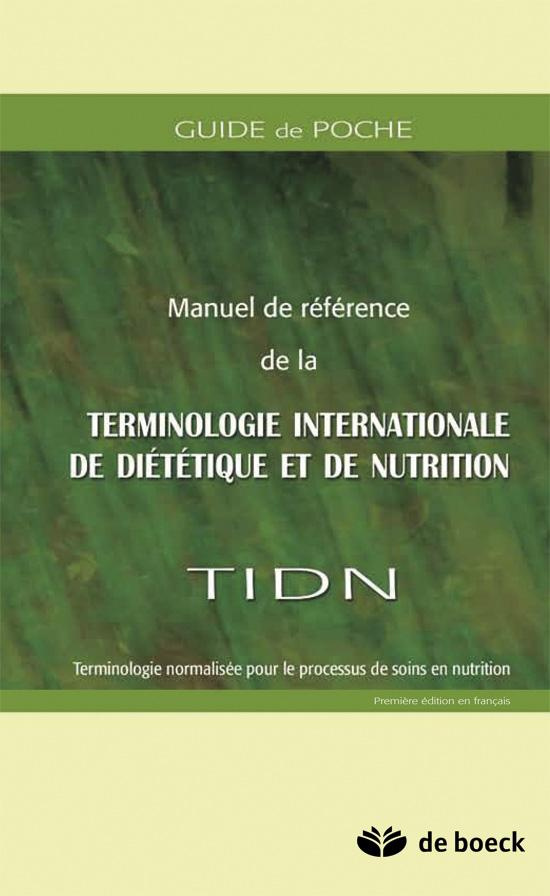 Guide de poche du manuel de référence de la terminologie internationale de diététique et de nutritio