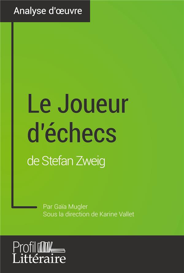 Le Joueur d'échecs de Stefan Zweig