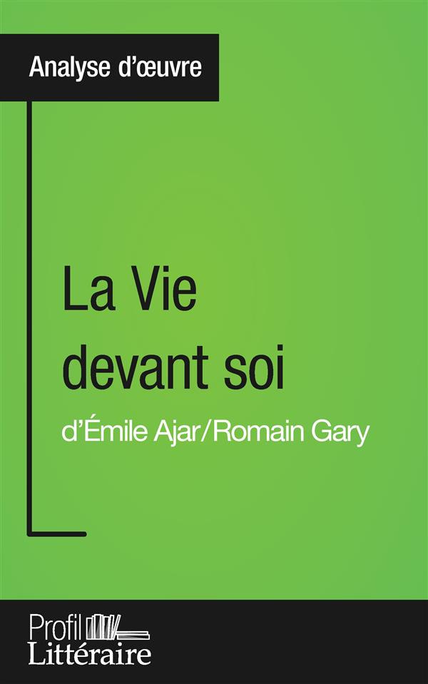 La vie devant soi de Romain Gary. Profil littéraire