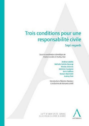 Trois conditions pour une responsabilité civile sept regards