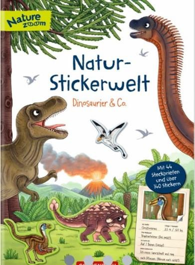 La nature en autocollants - dinosaures & cie