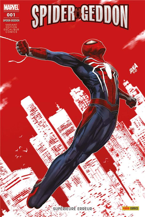 Spider-Geddon (fresh start) N°1. Variant Excalibur