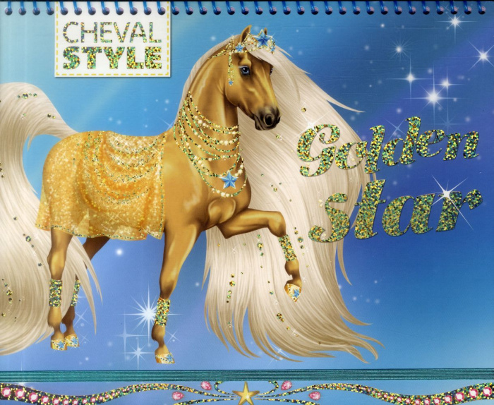 Cheval style. Golden star