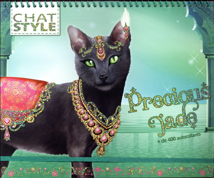 Chat style. Precious Jade,   de 400 autocollants