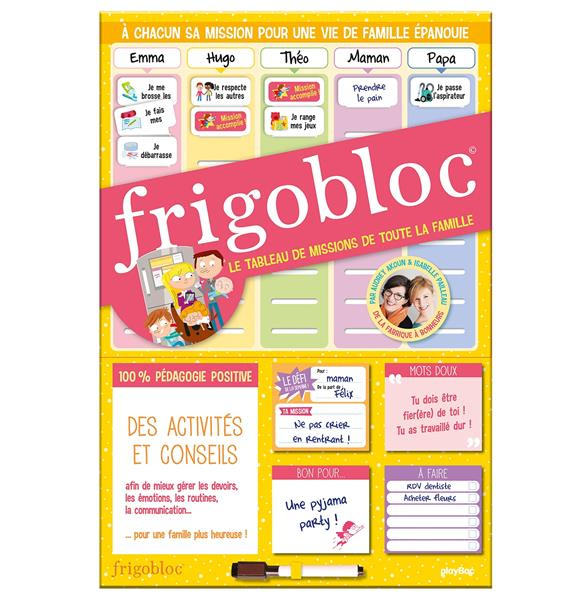 Frigobloc, le tableau des missions de toute la famille ! Avec 1 stylo effaçable