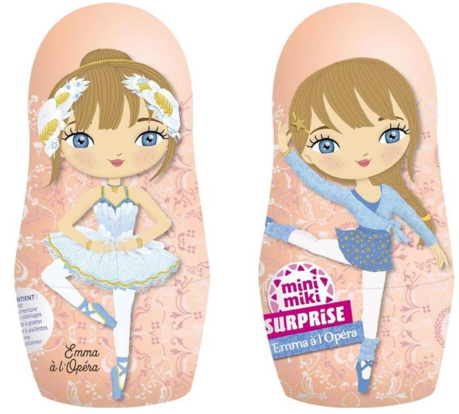 Emma à l'Opéra. Contient 1 livret documentaire et de coloriages ; 1 carte à gratter ; 1 stylo à pail