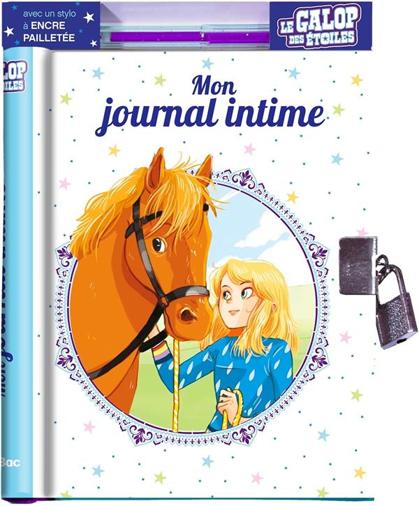 Mon journal intime Le galop des étoiles. Avec un stylo à encre pailletée
