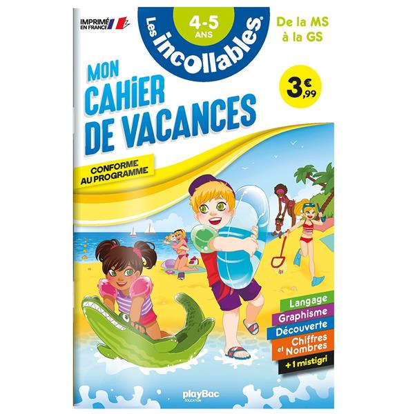 Mon cahier de vacances de la MS à la GS. Edition 2023