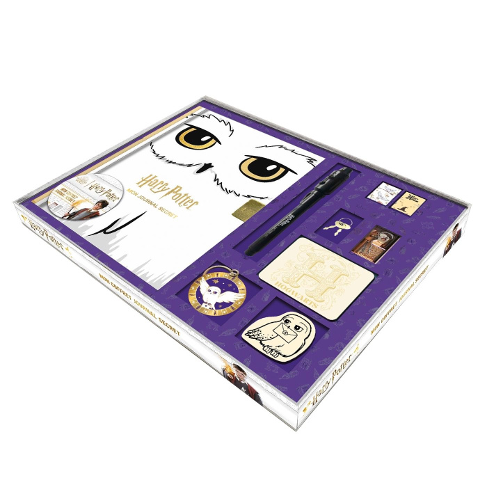Harry Potter - Mon coffret journal secret Hedwige. Avec 2 rouleaux de masting tape, 1 journal secret