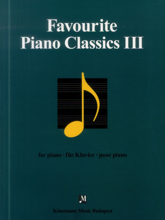 Favourite Piano classics II oeuvres pour piano. Partition