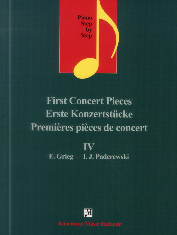 Premières pièces de concert IV - Edvard Grieg - Witod Lutoslawski - Pour piano. Partition