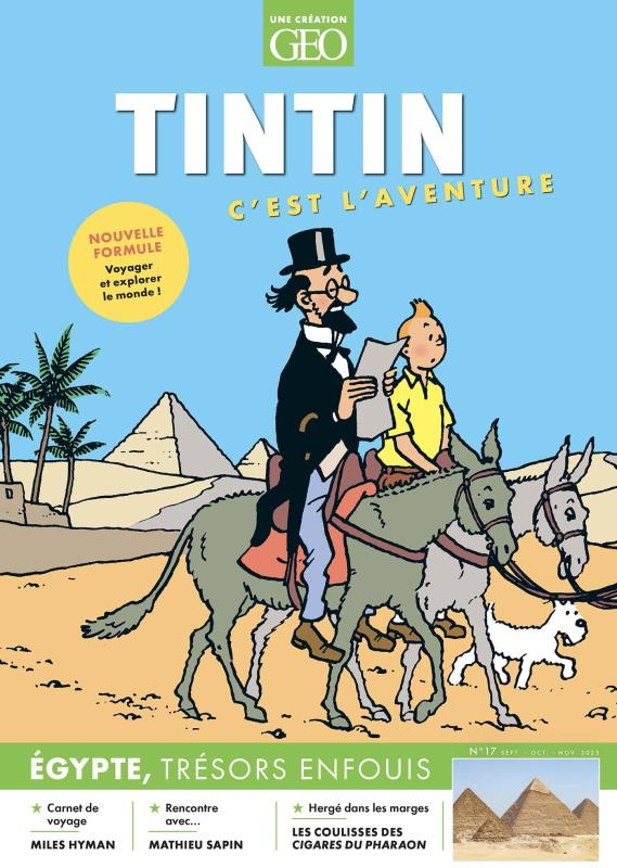 Tintin c'est l'aventure N° 17 : Egypte, trésors enfouis