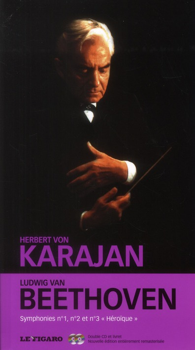 LUDWIG VAN BEETHOVEN. SYMPHONIES N1, N2 ET N3 "HEROIQUE". VOLUME 12. DOUBLE CD E