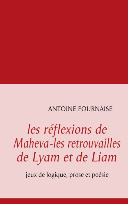 Les réflexions de Maheva, les retrouvailles de Lyam et de Liam. Jeux de logique, prose et poésie
