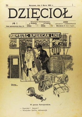 Dzieciol 1906. Satirical journal of the first russian revolution