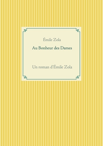 Au Bonheur des Dames